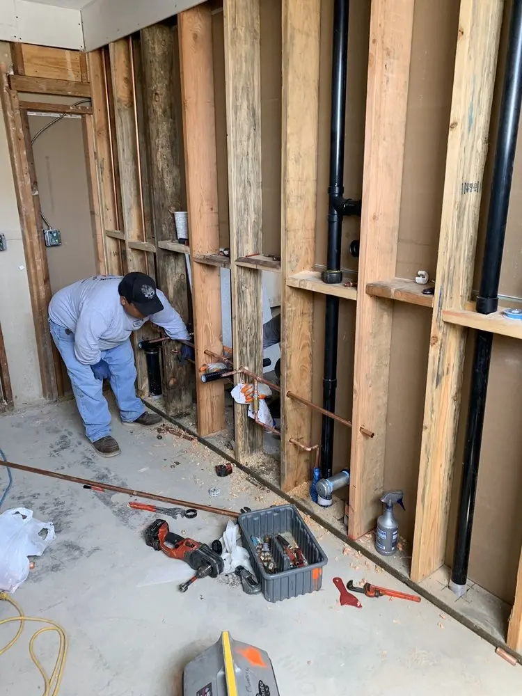 Commercial rough-in plumbing for Gas Line Repair in South Ilion